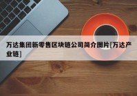 万达集团新零售区块链公司简介图片[万达产业链]